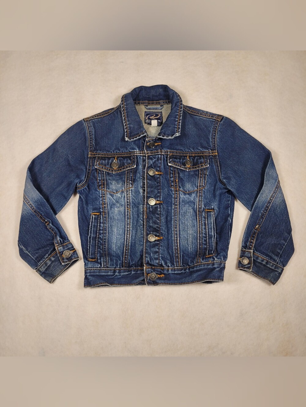 Roper Blue Denim Western Jacket Youth Boys Size Small